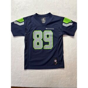 NFL Seattle Seahawks Blue Football Jersey‎ 89 Doug Baldwin Youth Sz M (12)